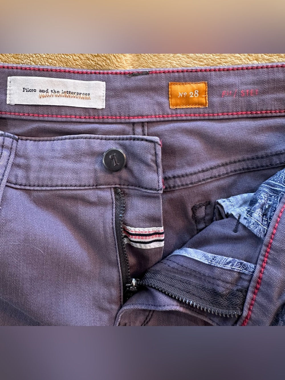 Anthropology Pilcro & the Letterpress STET | Gray Jeans | N° 28 | EUC